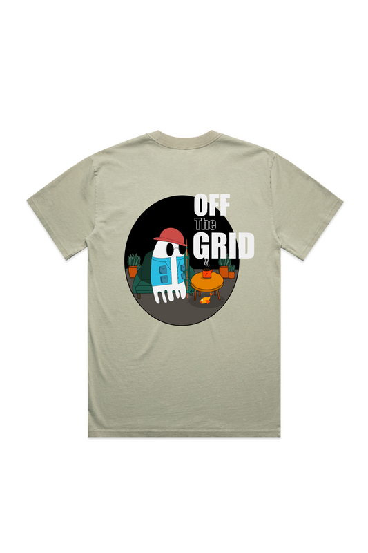 Off the Grid- Heavy Faded Tee